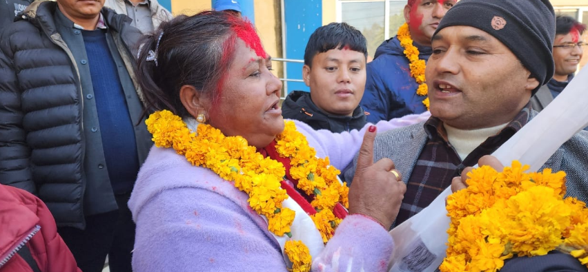 एमाले डोटीको अध्यक्षमा मन्जु निर्वाचित