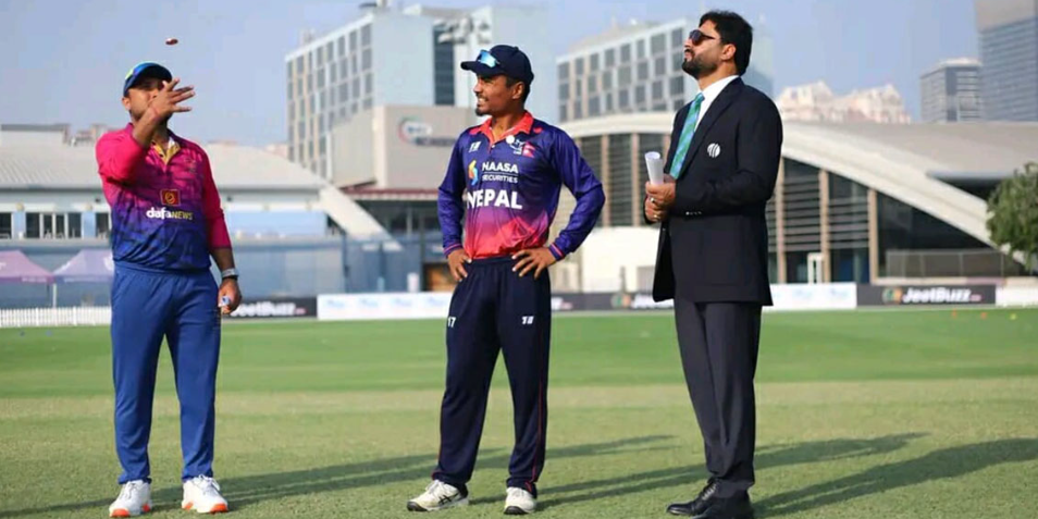 विश्वकप लिग-२: युएईविरुद्ध नेपालले पहिला ब्याटिङ गर्दै